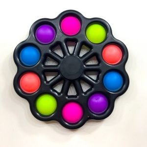 Simple Dimple Flower Fidget Spinner